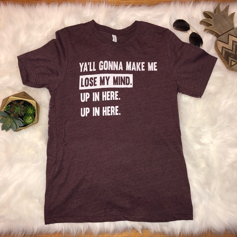 Burgundy Graphic Tee